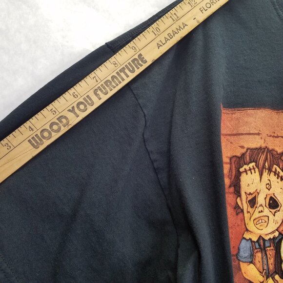 Church Horror T-Shirt Men's 2XL Movies Killer Line Up Black Freddy Jason Cosplay - Picture 10 of 11